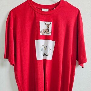 Almost NEW Burberry London Graphic Print Crew Neck T-Shirt SizeM (Original $475)
